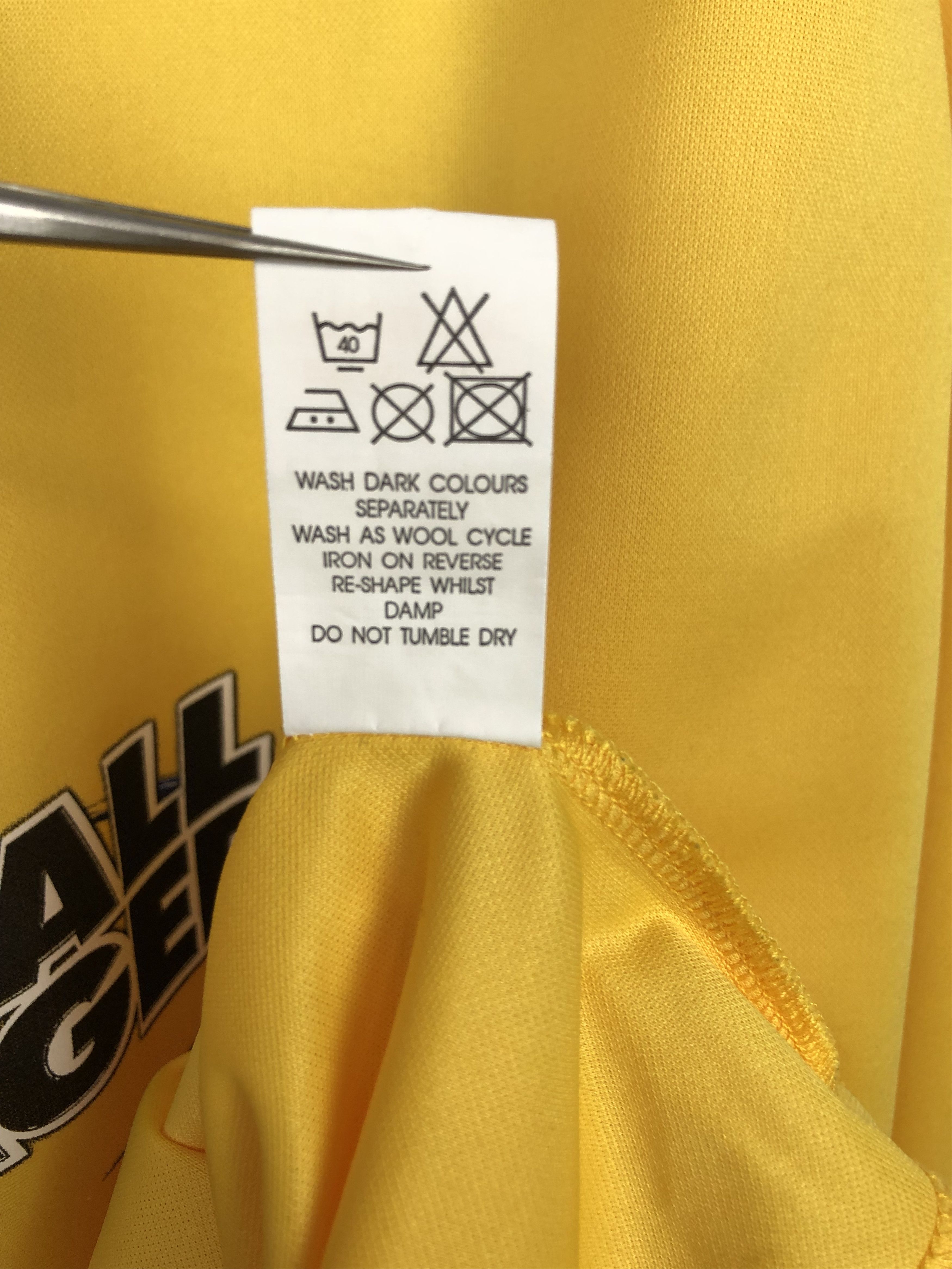 Vintage Wimbledon football shirt 2009 Soccer Long Sleeve Jersey Size US XL / EU 56 / 4 - 9 Thumbnail