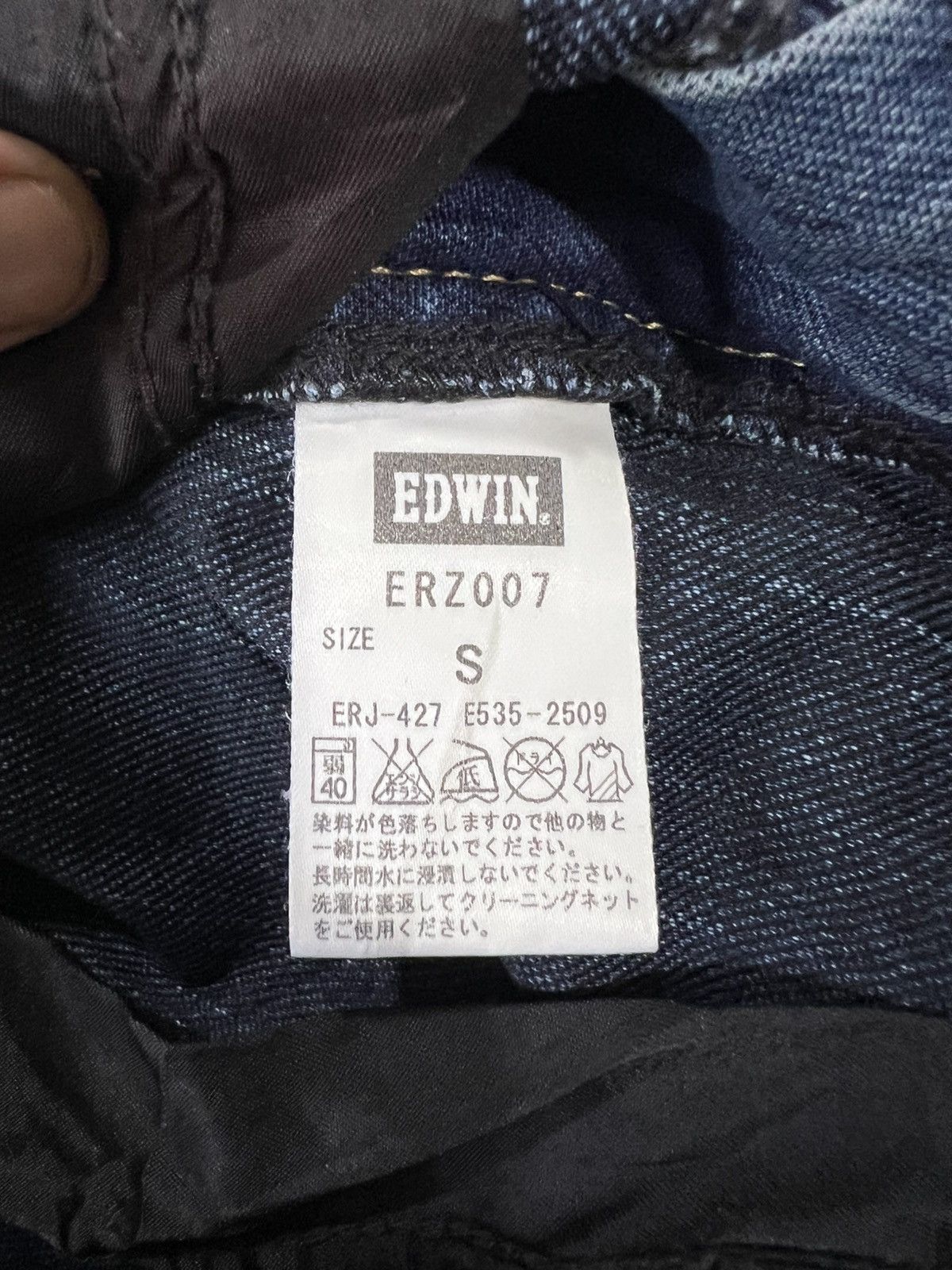 Edwin 🔥Edwin Jersey Distressed Denim Size US 31 - 15 Thumbnail