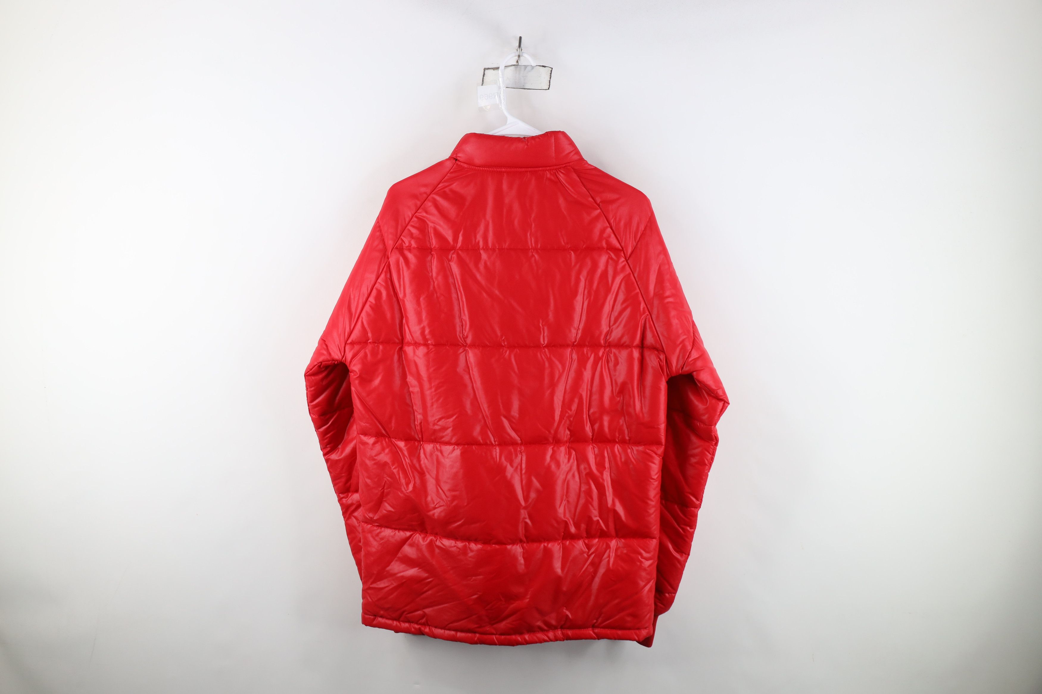 Vintage Vintage 70s Streetwear Full Zip Winter Puffer Jacket Red USA Size US S / EU 44-46 / 1 - 12 Thumbnail