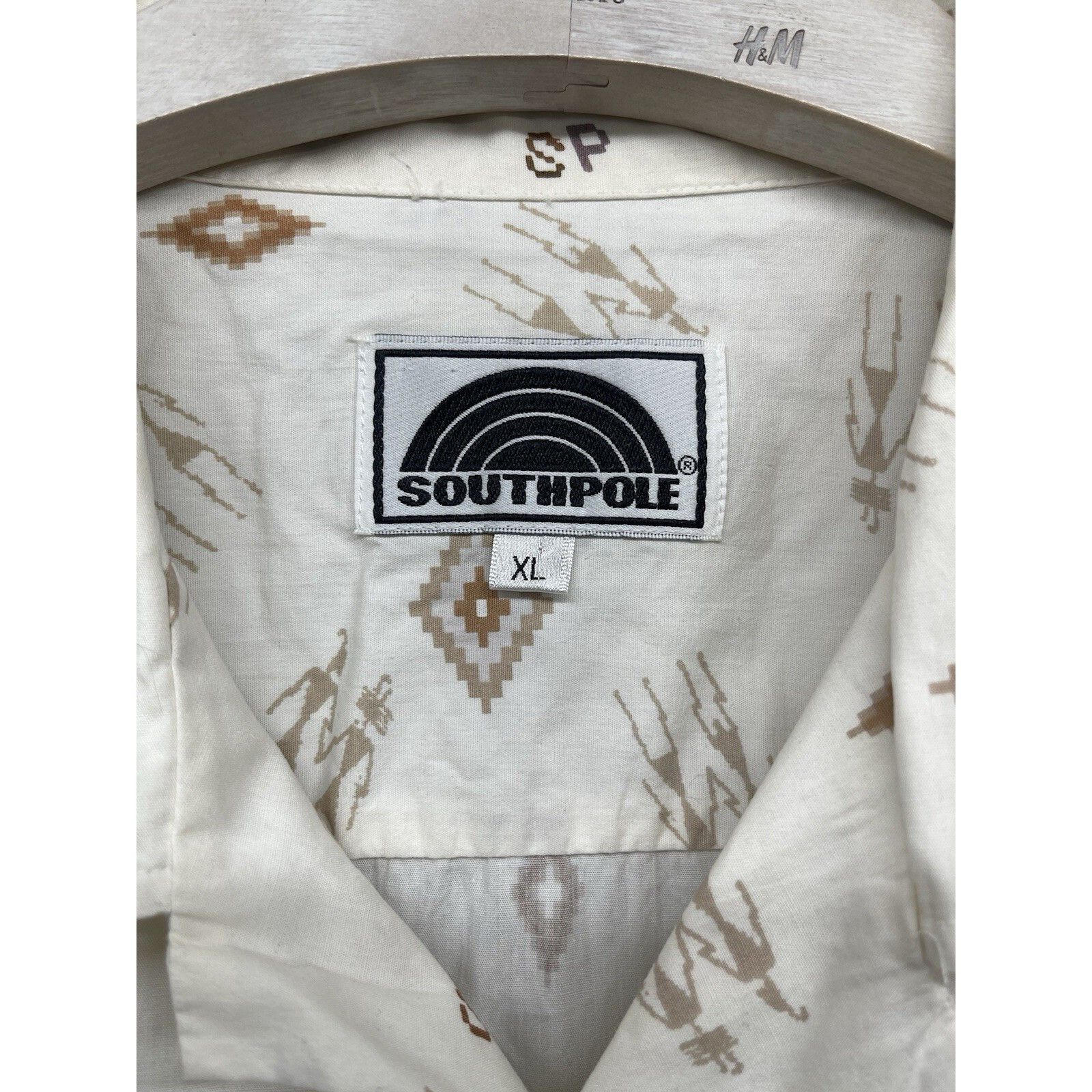 Southpole VINTAGE Southpole Shirt Mens XL Aztec All Over Print y2k 200 Size US XL / EU 56 / 4 - 5 Thumbnail