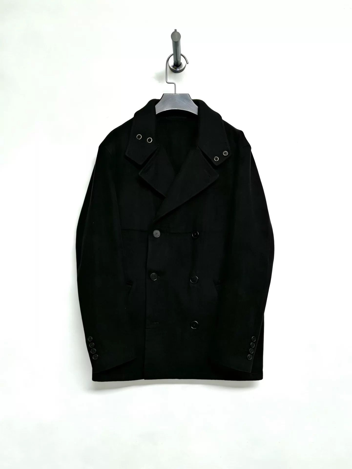 Dirk Bikkembergs Dirk Bikkembergs Antwerp Six Double-Breasted Stand Collar Jacket Size US L / EU 52-54 / 3 - 1 Thumbnail