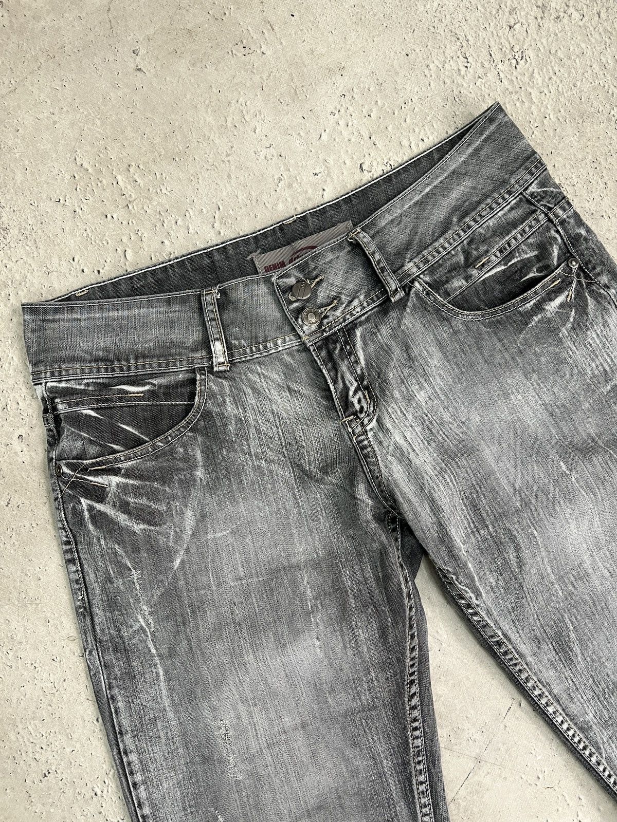 Junya Watanabe Vintage washed flared flared jeans junya watanbe style y2k Size US 34 / EU 50 - 5 Thumbnail