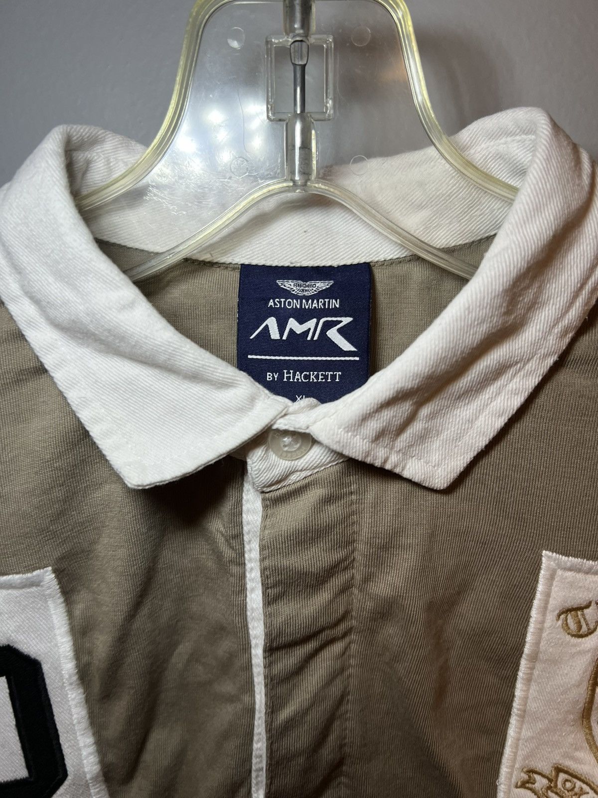 Hackett Vintage Hackett X Aston Martin polo crest longsleeve shirt Size US XL / EU 56 / 4 - 7 Thumbnail