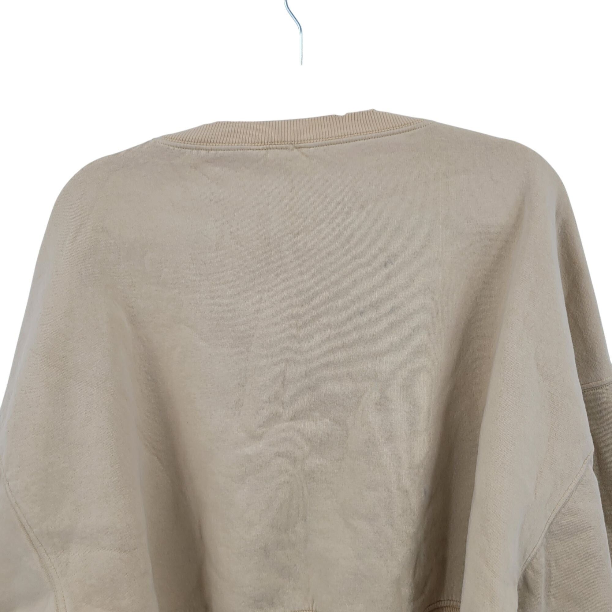 Other ASOS Design Womens Tan Distressed Smiley Embroidered Sweatsh Size M / US 6-8 / IT 42-44 - 8 Thumbnail