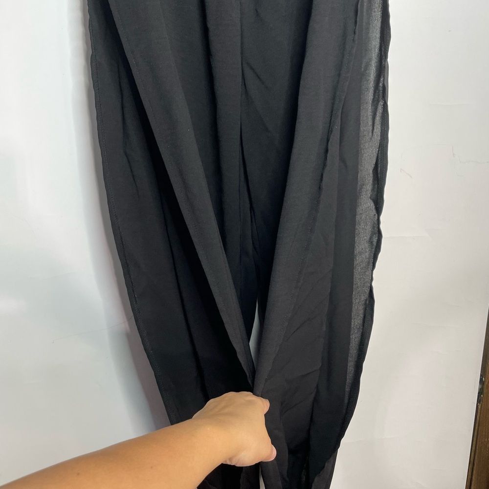 Shein Shein Curve Black Open Side Pants 4XL Size 42" / US 20 - 3 Thumbnail