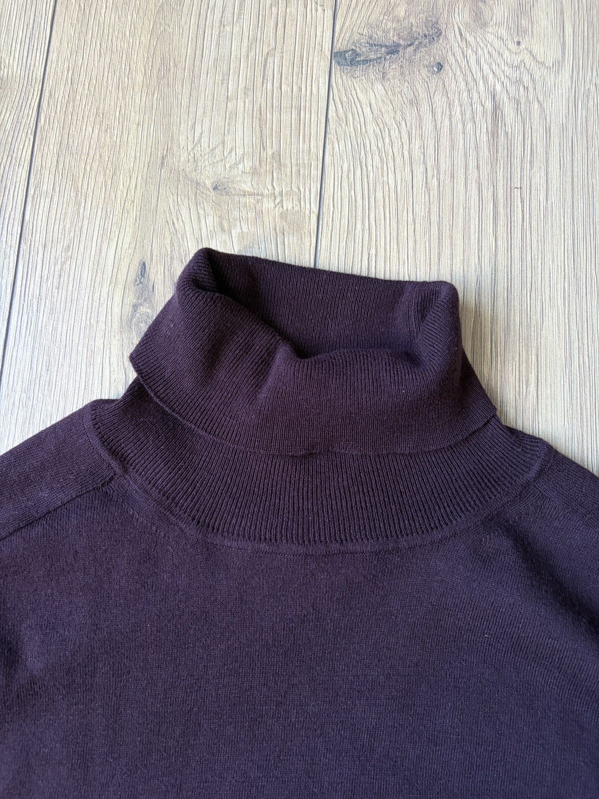 Prada Prada Burgundy Violet Turtleneck Sweater Size US XL / EU 56 / 4 - 9 Thumbnail