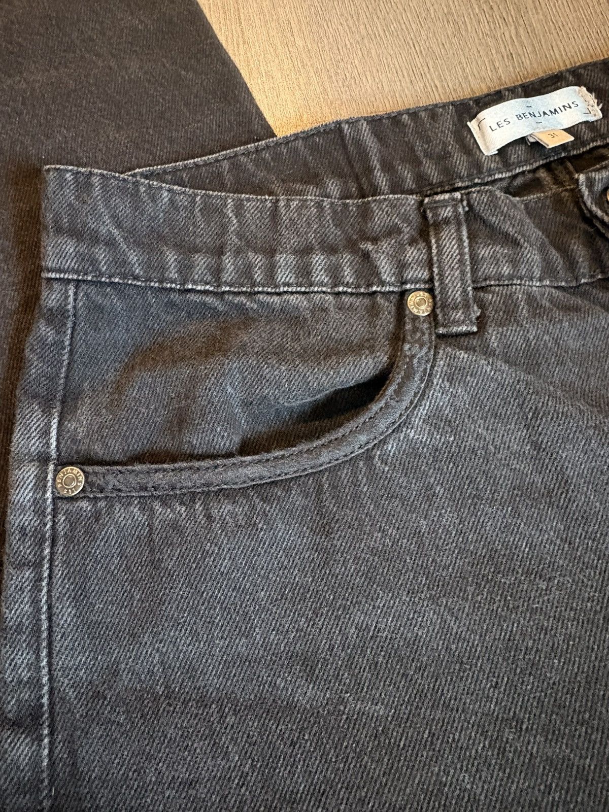 Les Benjamins Les Benjamins FW21 BlackDenim Pant Size US 31 - 6 Thumbnail