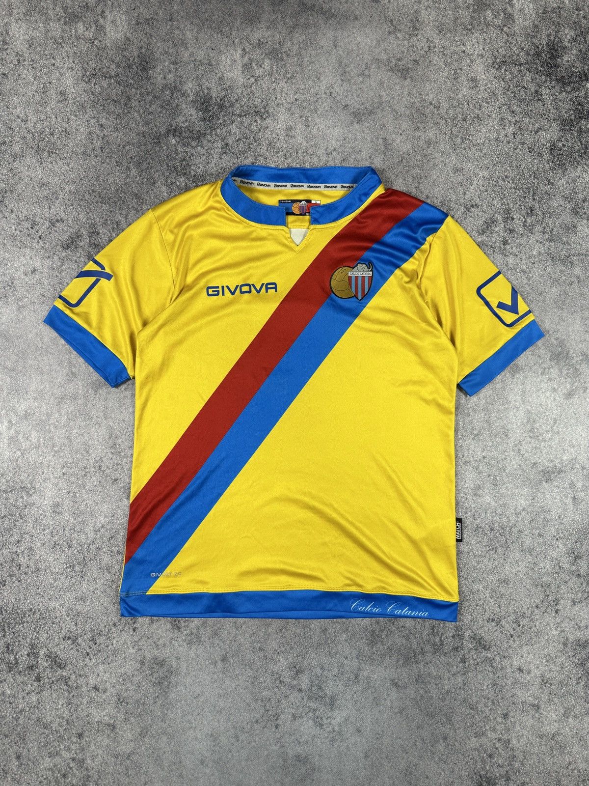 Vintage Givova Calcio Catania Soccer Jersey Streetwear Rare Casual L Size US L / EU 52-54 / 3 - 1 Thumbnail