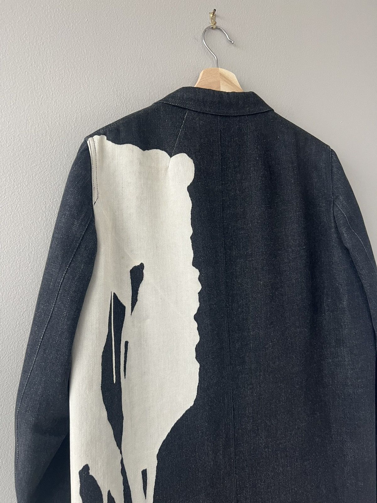 Rick Owens FW16 MASTODON Vomit Moreau Denim Coat Size US M / EU 48-50 / 2 - 10 Thumbnail