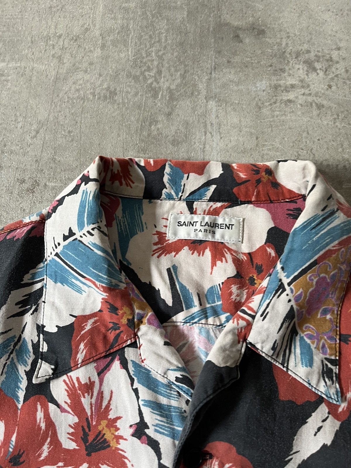 Saint Laurent Paris Saint Laurent Hawaiian S/S 19 short sleeve shirt floral Size US M / EU 48-50 / 2 - 9 Thumbnail