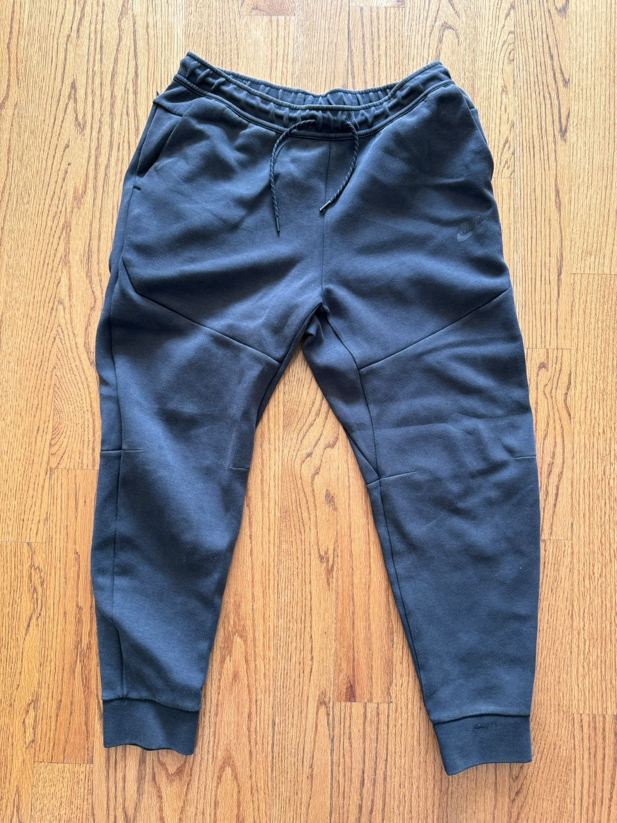 image of Washed Black Nike Tech Sweatpants, Men's (Size 34)