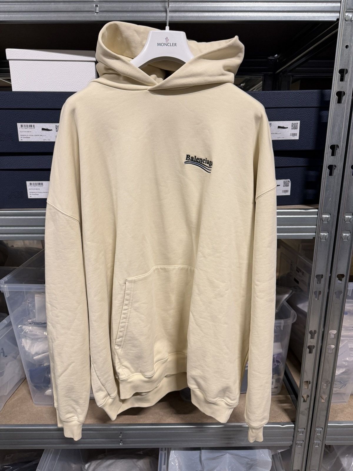Balenciaga Balenciaga Campaign Political Embroidery Hoodie NEW 1300$ Size US XL / EU 56 / 4 - 2 Thumbnail