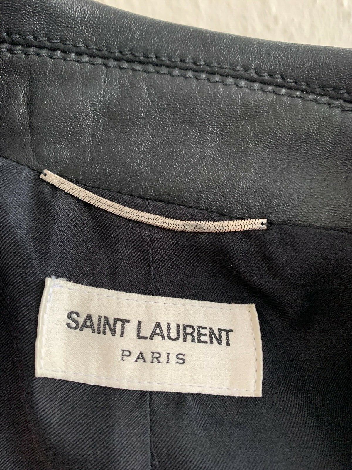 Saint Laurent Paris saint laurent paris studded black leather jacket stud biker Size US M / EU 48-50 / 2 - 9 Thumbnail
