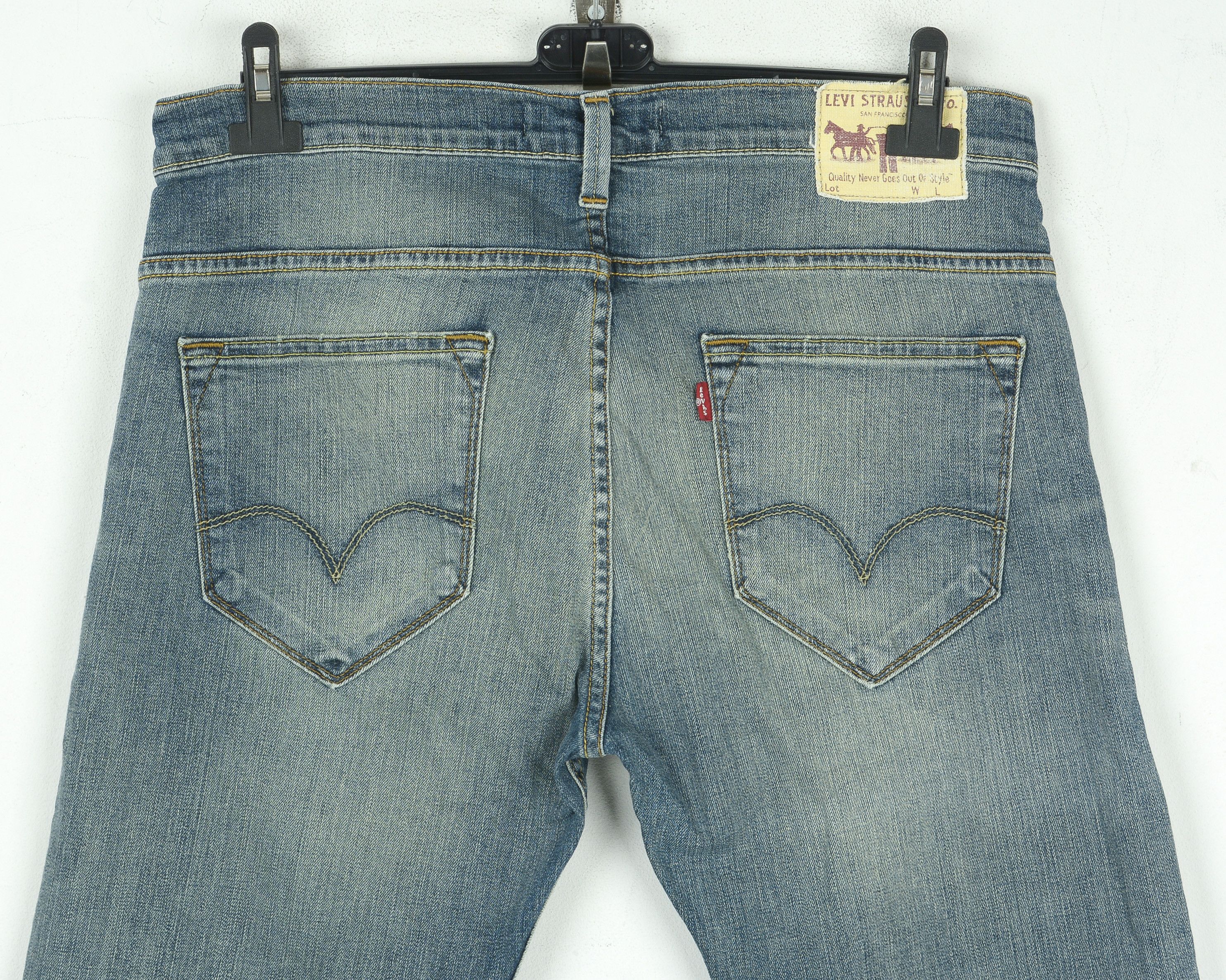 Levi's 504 Mens W34 L29 Regular Straight Jeans Pants Denim Trousers Size US 34 / EU 50 - 9 Thumbnail