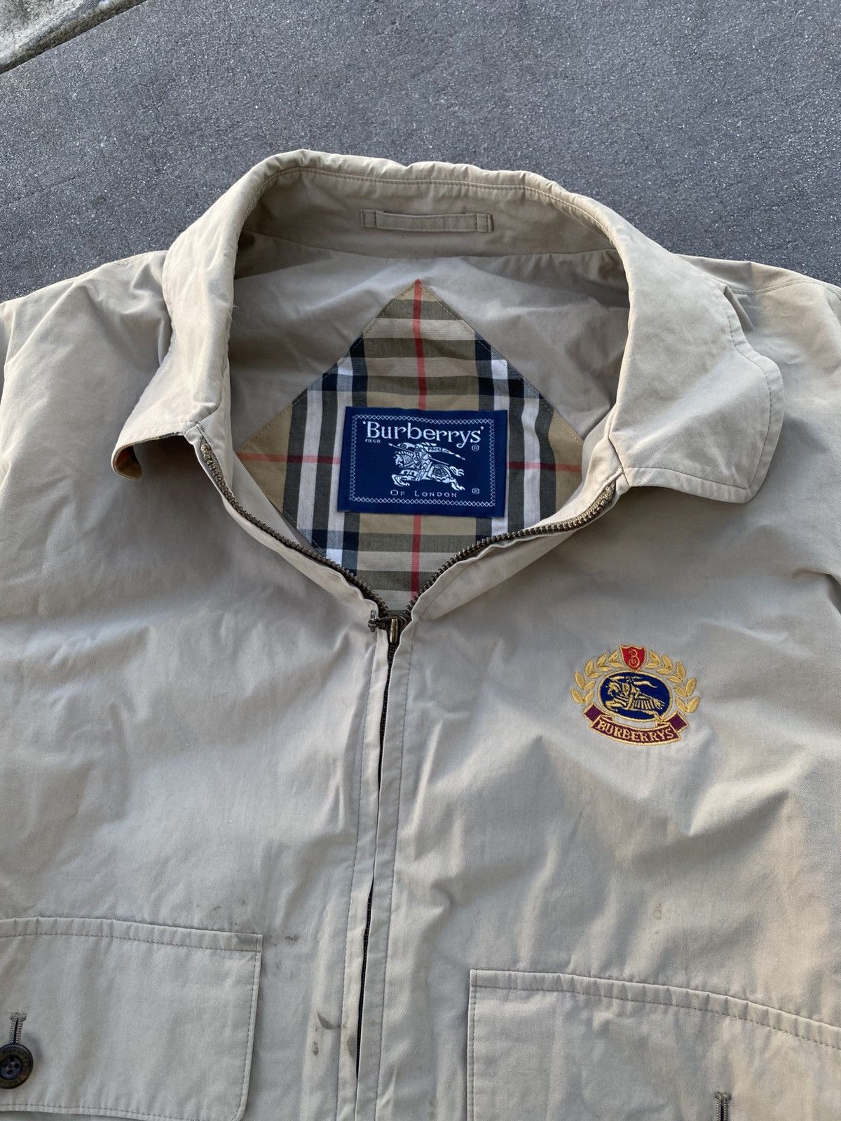 Burberry Vintage Burberrys Crest Logo Jacket Size US L / EU 52-54 / 3 - 4 Thumbnail