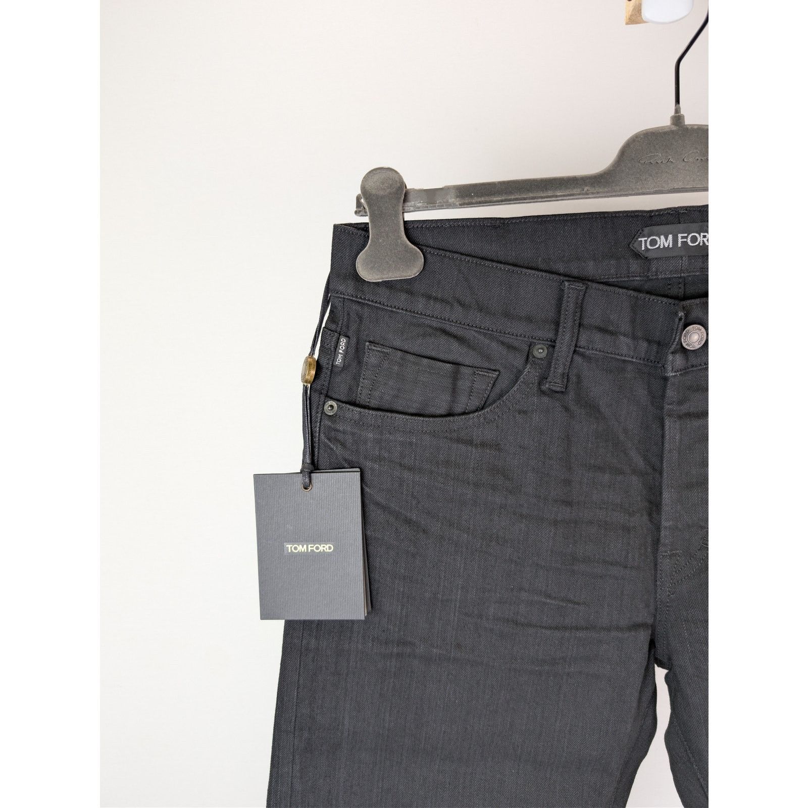 Tom Ford o1rshd1 Straight-Fit Denim Jeans in Black Size US 33 - 6 Thumbnail