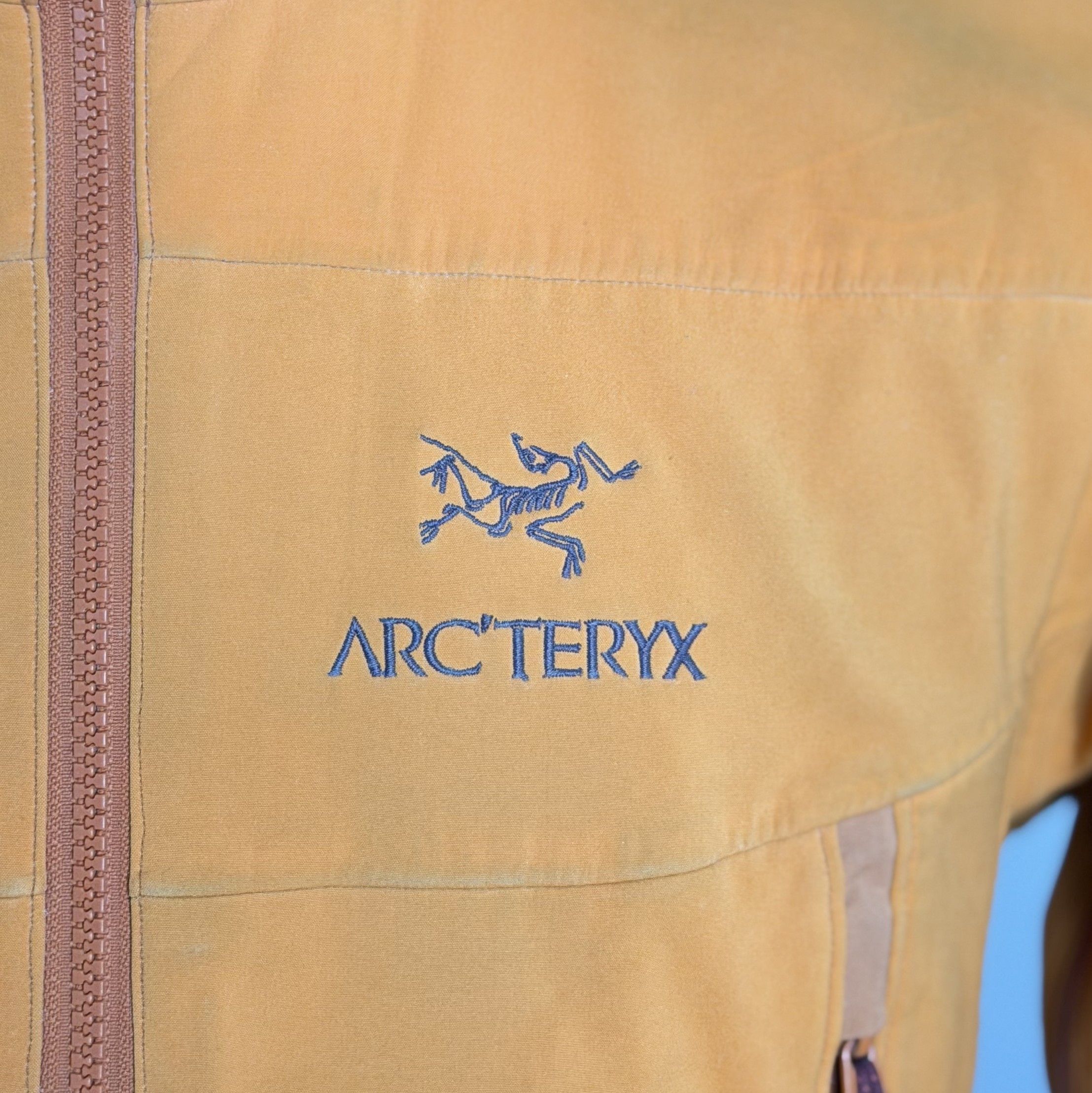 Arc'teryx ARC'TERYX Windstopper Yellow Hooded Jacket Outdoor Trekking Size US S / EU 44-46 / 1 - 4 Thumbnail