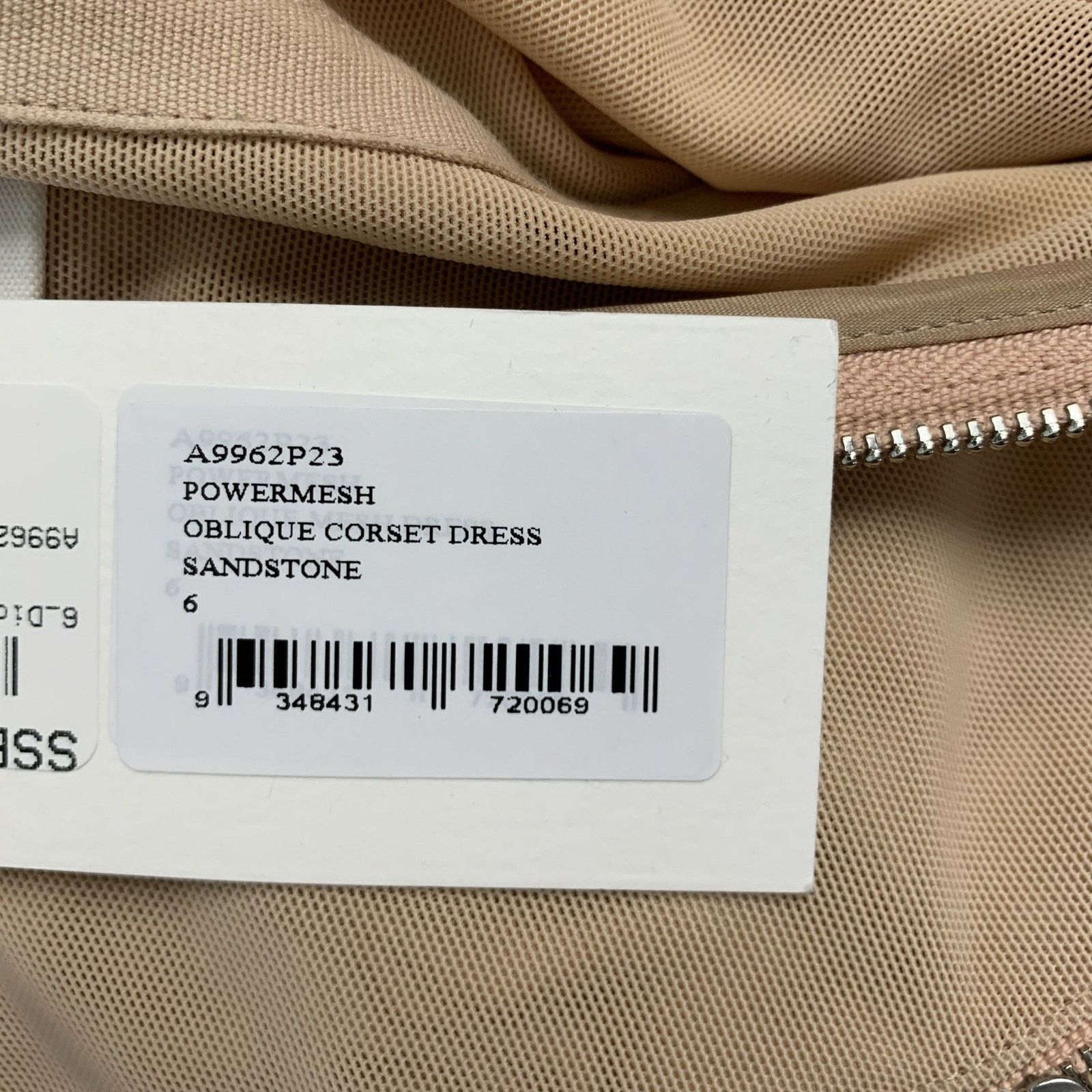Dion Lee DION LEE Size 2 Nude Polyamide Eastane Body-Con Mini Dress Size M / US 6-8 / IT 42-44 - 6 Thumbnail
