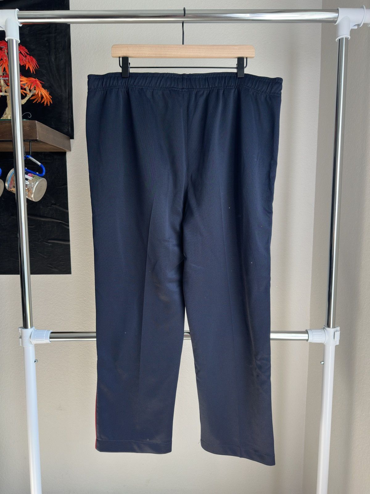 Stussy Piping Track Pants Navy Red Size US 36 / EU 52 - 2 Thumbnail