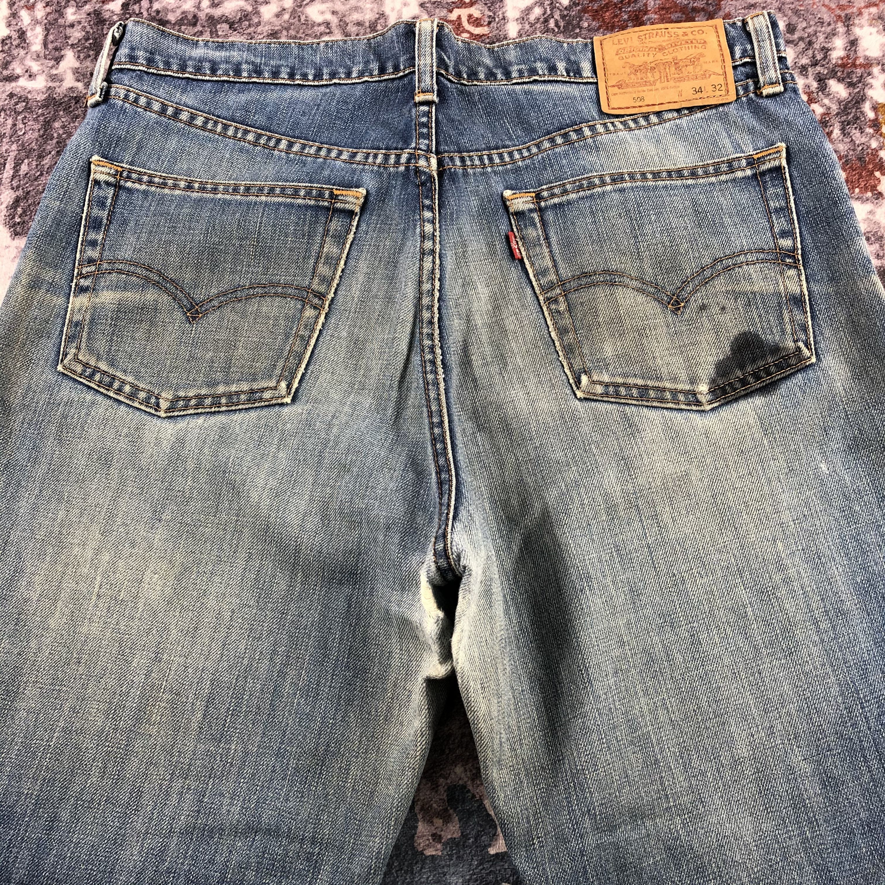 Levi's × Levi's Vintage Clothing × Vintage 90s Vintage Blue Wash Levis 508 Jeans-JM2745 Size US 34 / EU 50 - 4 Thumbnail