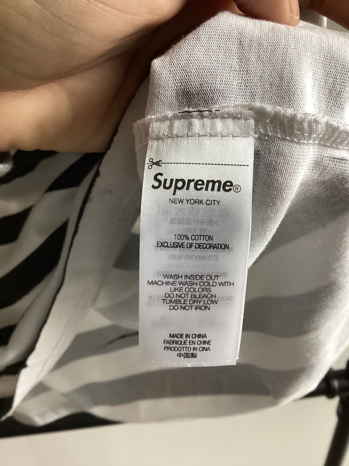 Supreme Supreme Overprint Stripe Size US S / EU 44-46 / 1 - 4 Thumbnail