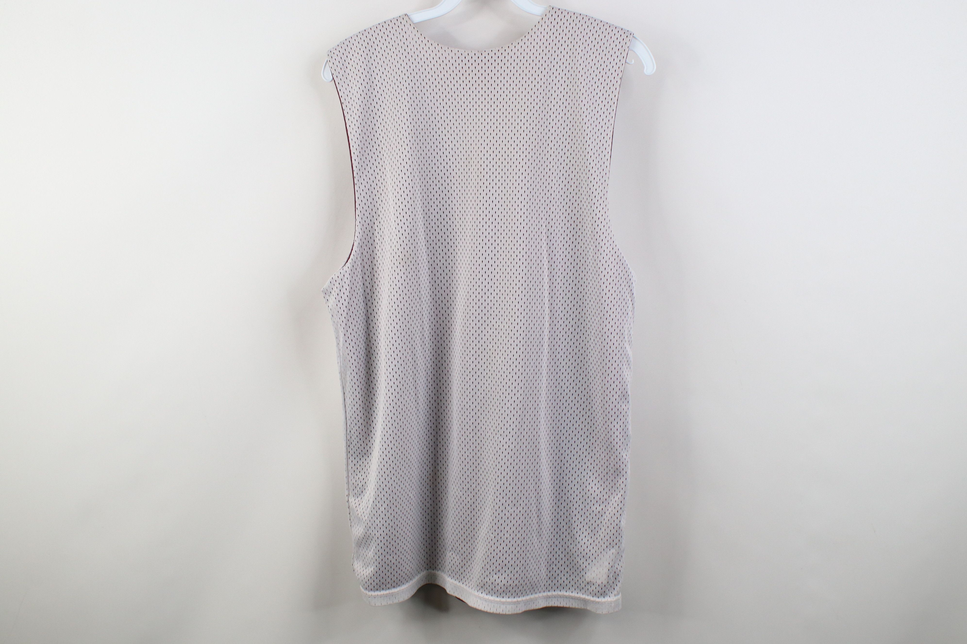 Vintage Vintage Reversible Lacrosse Co Mesh Jersey Maroon White Size US M / EU 48-50 / 2 - 14 Thumbnail
