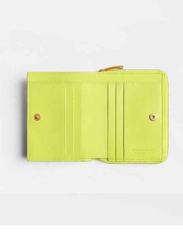Bottega Veneta o1n1vont1224 Size: OS / Bi-Fold Zip Wallet in Yellow Size ONE SIZE - 3 Thumbnail