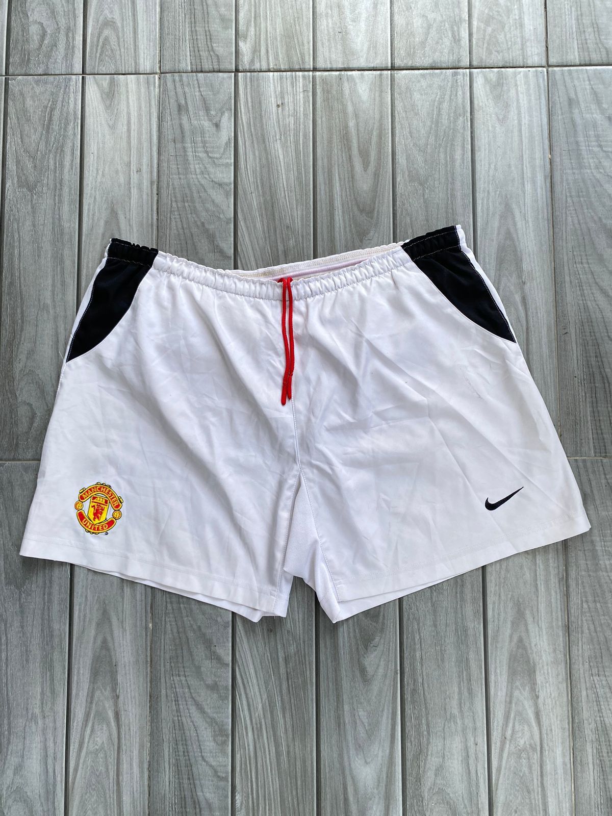 manchester united home 2002 2004 football shorts