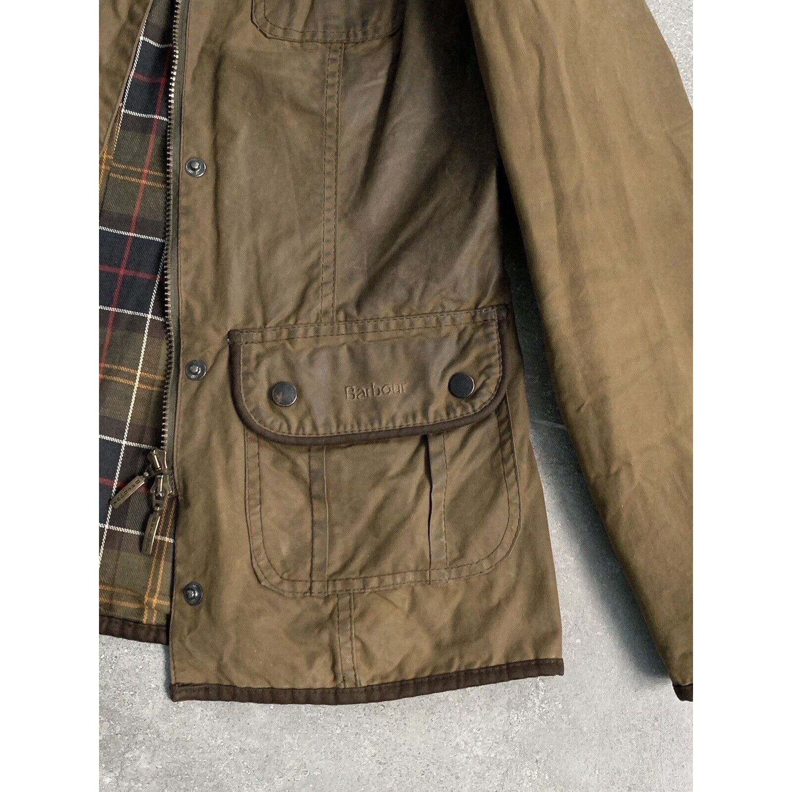 Barbour Women's BARBOUR UTILITY WAX Jacket Coat UK 12 US 8 EU 40 M Size M / US 6-8 / IT 42-44 - 13 Thumbnail