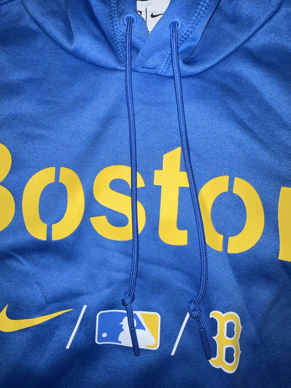 Nike Nike Men’s MLB Boston Red Sox City Connect Therma Blue/Yellow Hoodie Size US M / EU 48-50 / 2 - 3 Thumbnail
