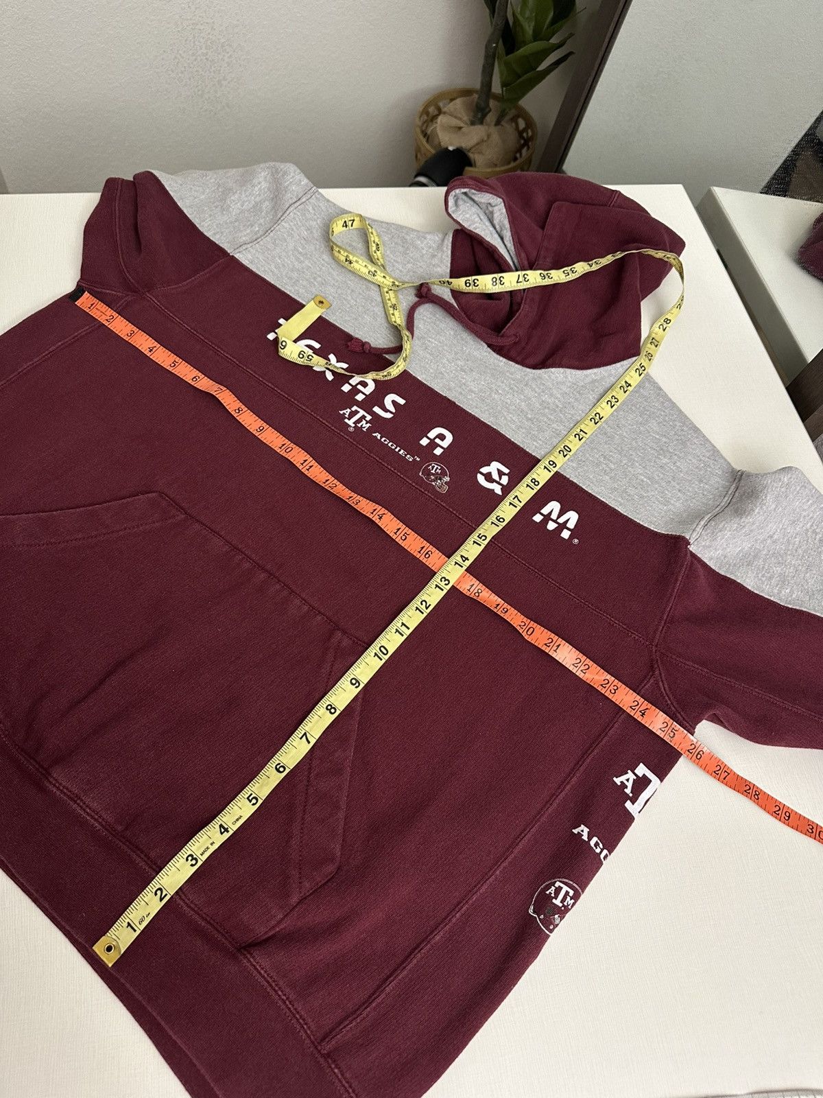 Starter × Vintage Vintage Texas A&M Aggies Starter Hoodie Men’s L Maroon Gray Size US L / EU 52-54 / 3 - 5 Thumbnail