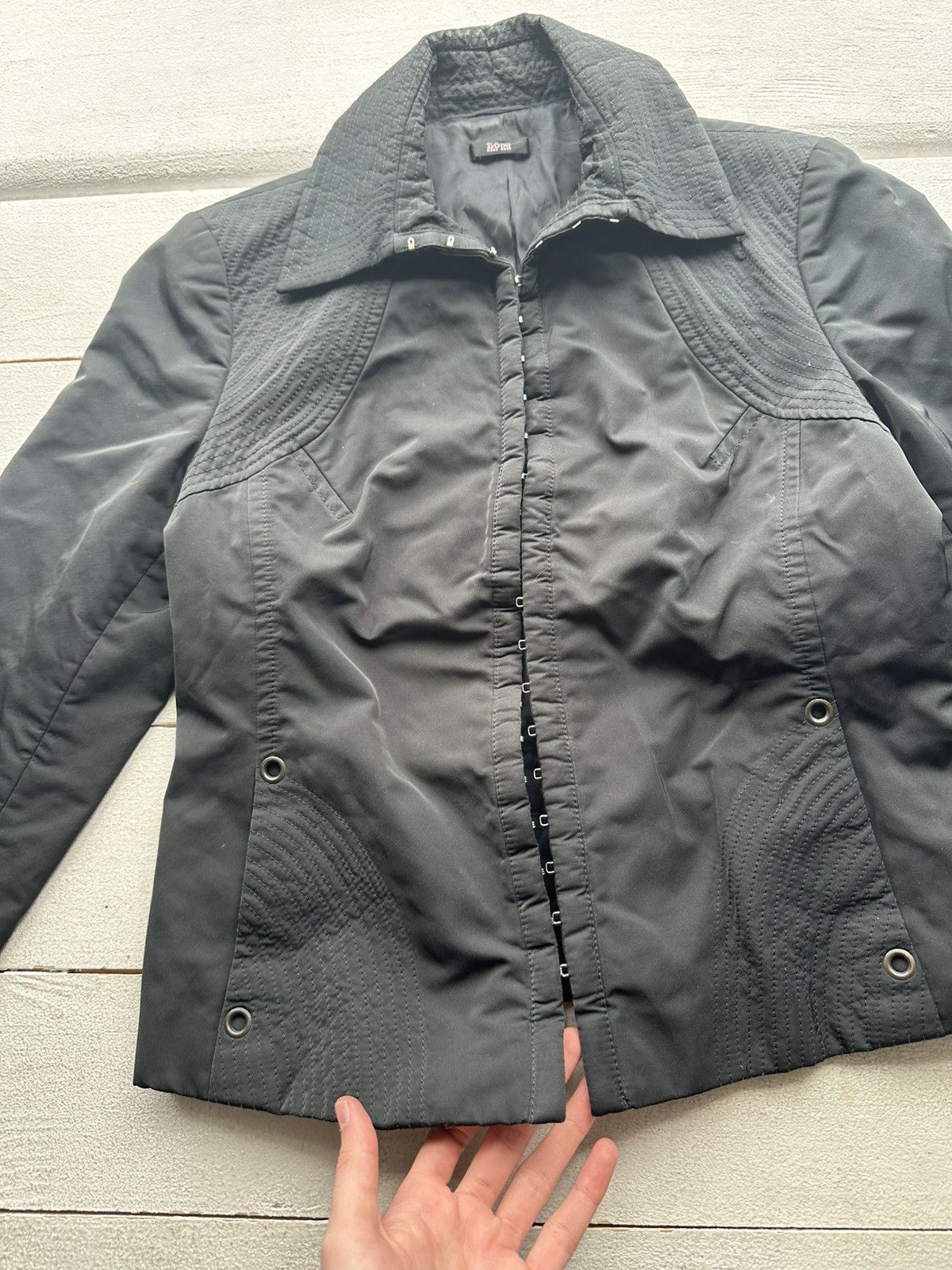 Hugo Boss × Vintage 🚨PRADA STYLE VINTAGE HUGO BOSS WOMEN JACKET Y2K LUXURY Size L / US 10 / IT 46 - 4 Thumbnail