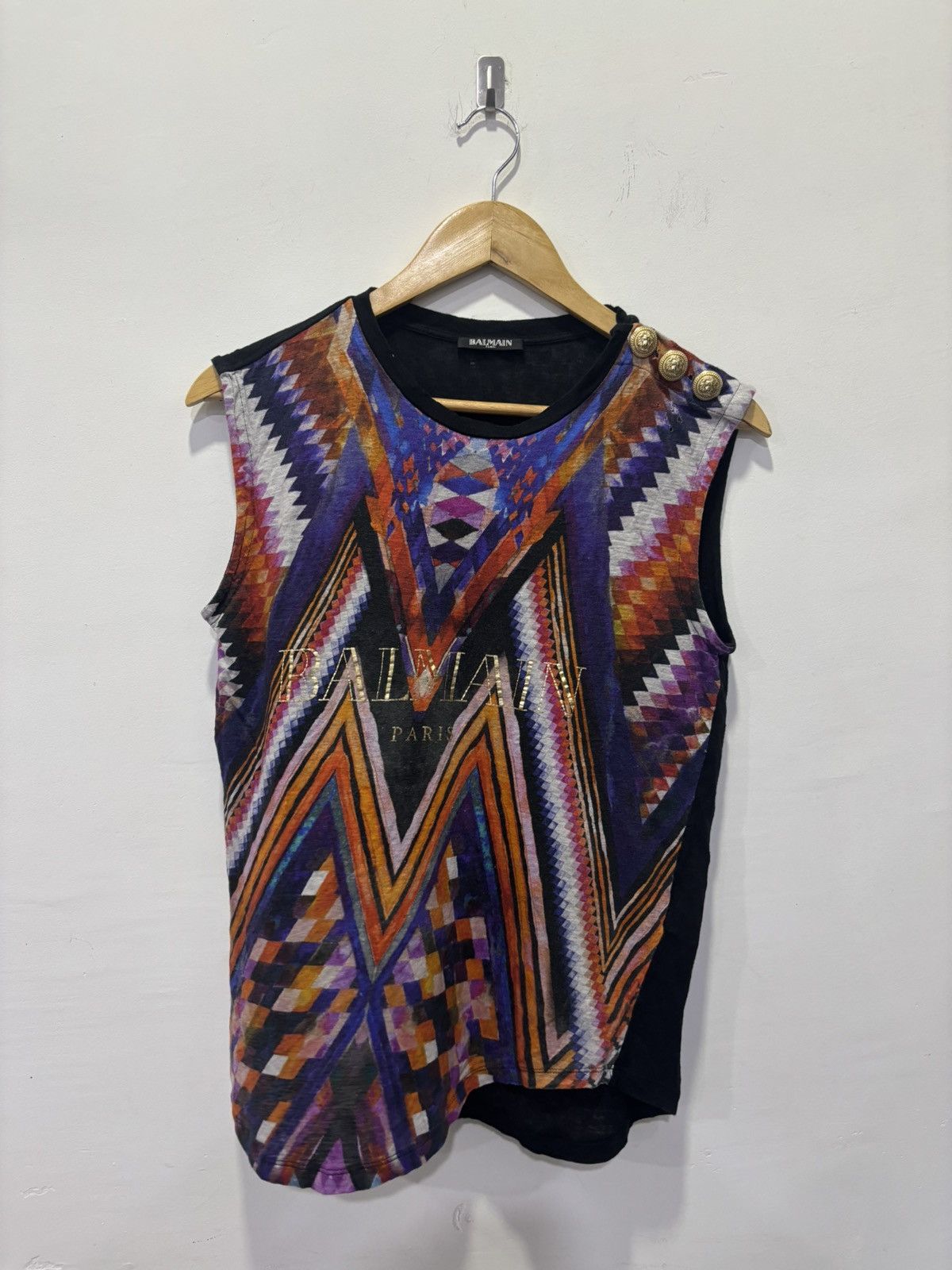 Balmain Balmain Sleeveless Shirt Size M / US 6-8 / IT 42-44 - 1 Thumbnail