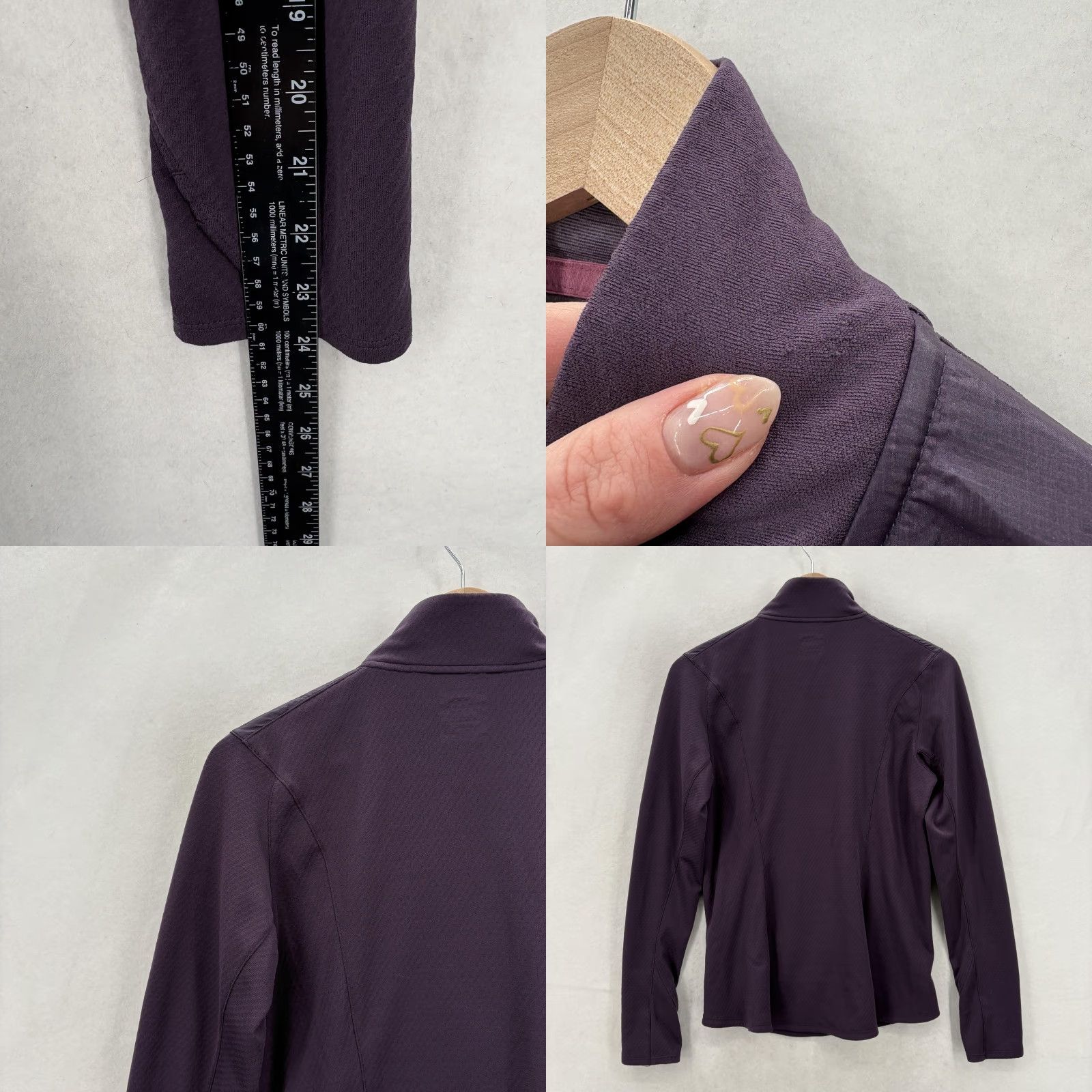 The North Face The North Face Jacket Womens Medium Purple Windbreaker 1/4 Zip Fleece Hiking Size M / US 6-8 / IT 42-44 - 8 Thumbnail