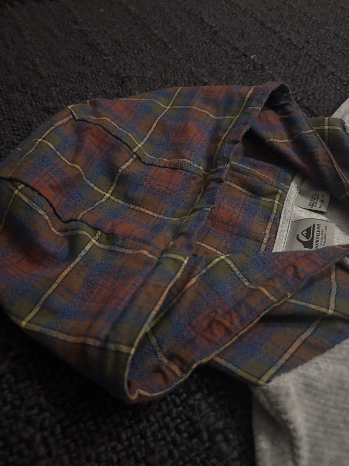 Quiksilver Quiksilver Hoodie W/ Flannel Hood Size US M / EU 48-50 / 2 - 3 Thumbnail