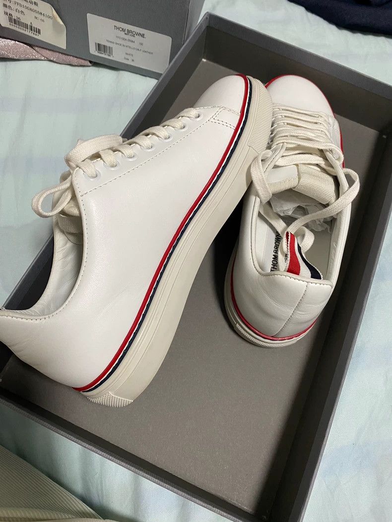 Thom Browne Thom Browne white shoes Size US 5.5 / IT 35.5 - 3 Thumbnail