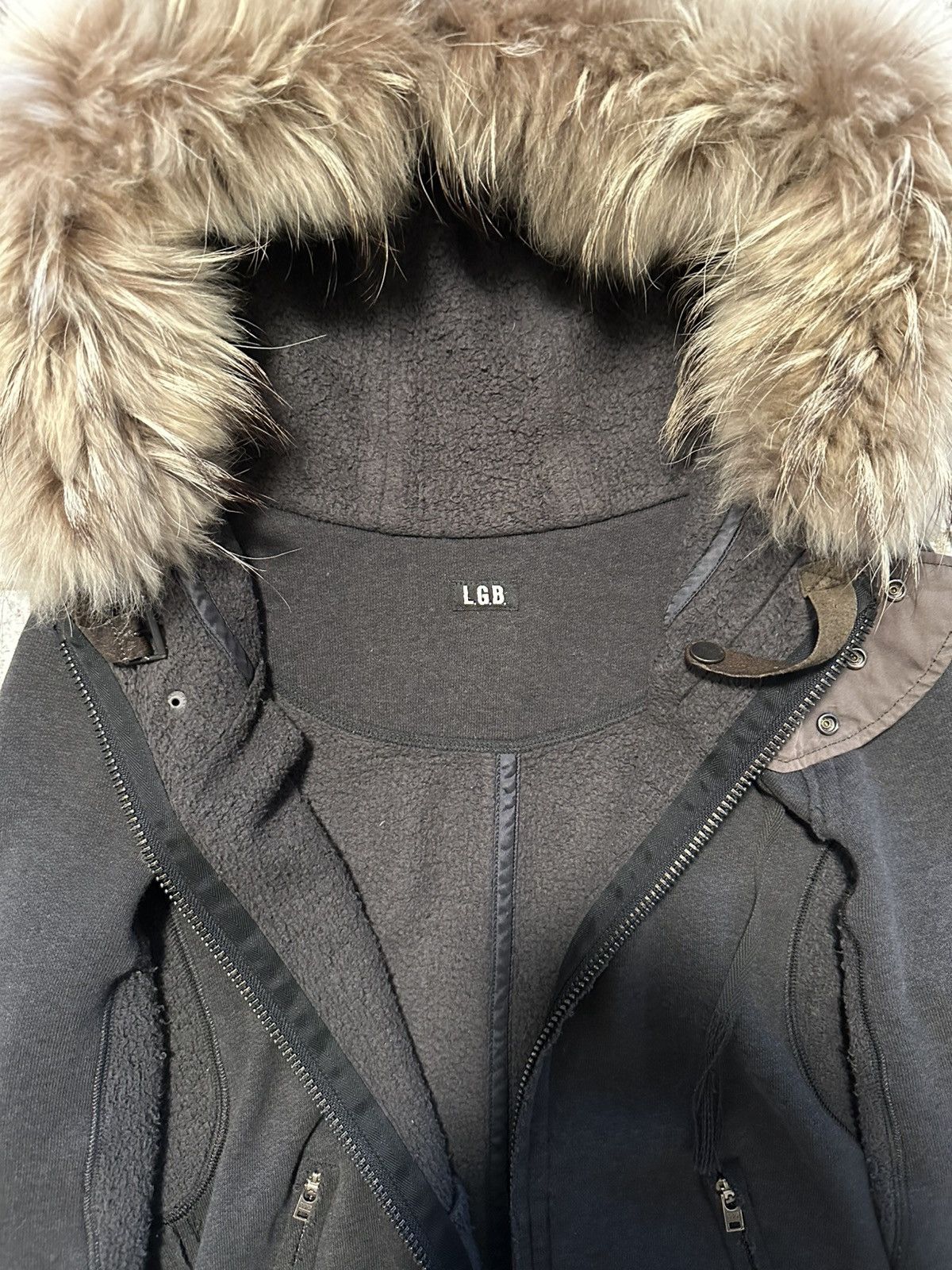 Le Grande Bleu (L.G.B.) L.G.B Le Grande Bleu Raccoon Fur Parka Size US S / EU 44-46 / 1 - 5 Thumbnail