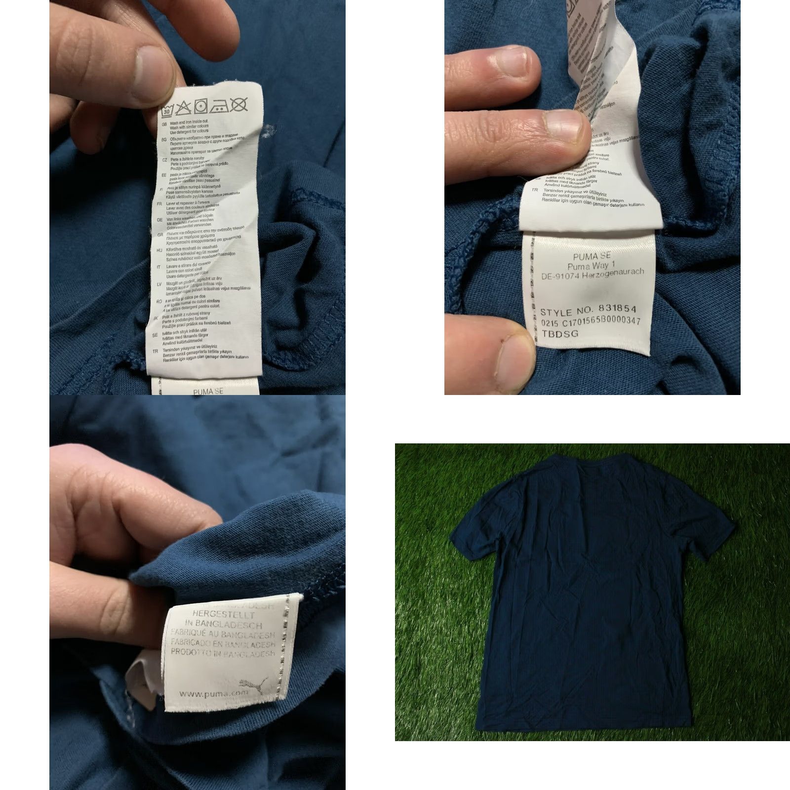 Puma PUMA ORIGINAL MENS CASUAL SHIRT T-SHIRT TEE JERSEY TRIKOT MAGLIA SIZE M BLUE SHORT SLEEVE 100% COTTON GRAPHIC PRINT BASIC TEE Mens Size US M / EU 48-50 / 2 - 8 Thumbnail