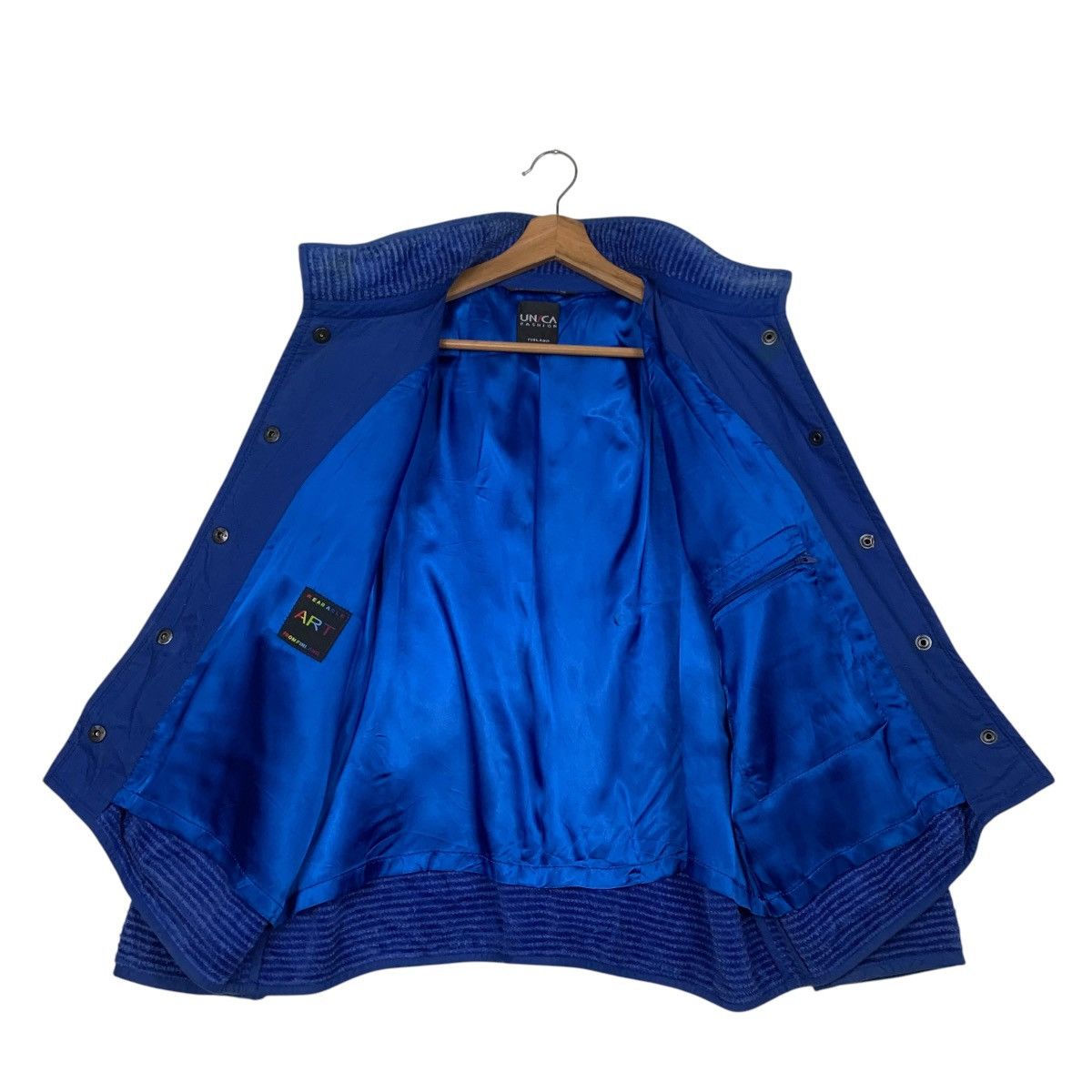 Other UNICA FASHION FINLAND Wearable Art Jacket #2485-C111 Size US L / EU 52-54 / 3 - 11 Thumbnail