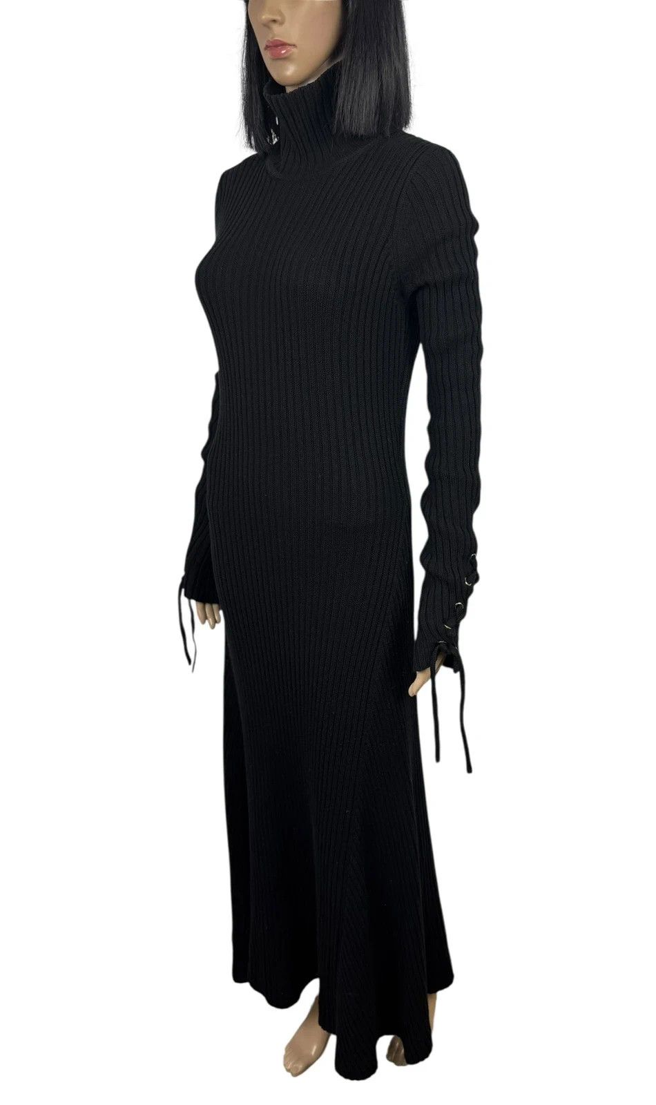 Maje Maje Maxi Dress Knit Turtleneck Wool Blend size 3 Size M / US 6-8 / IT 42-44 - 4 Thumbnail