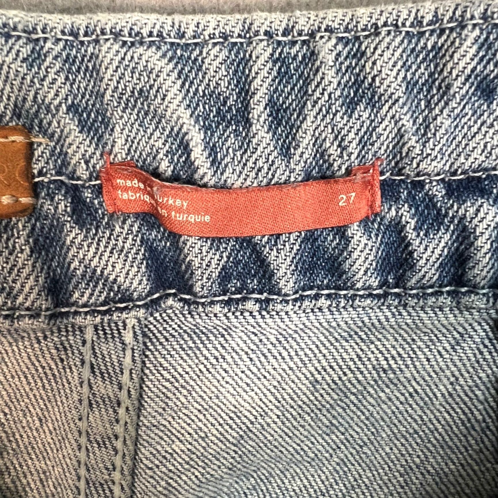 Vintage Pilcro Womens Size 27 High-Waist Tapered Leg Denim Carpenter Jeans Light Blue/Light Wash Size 27" / US 4 / IT 40 - 4 Thumbnail