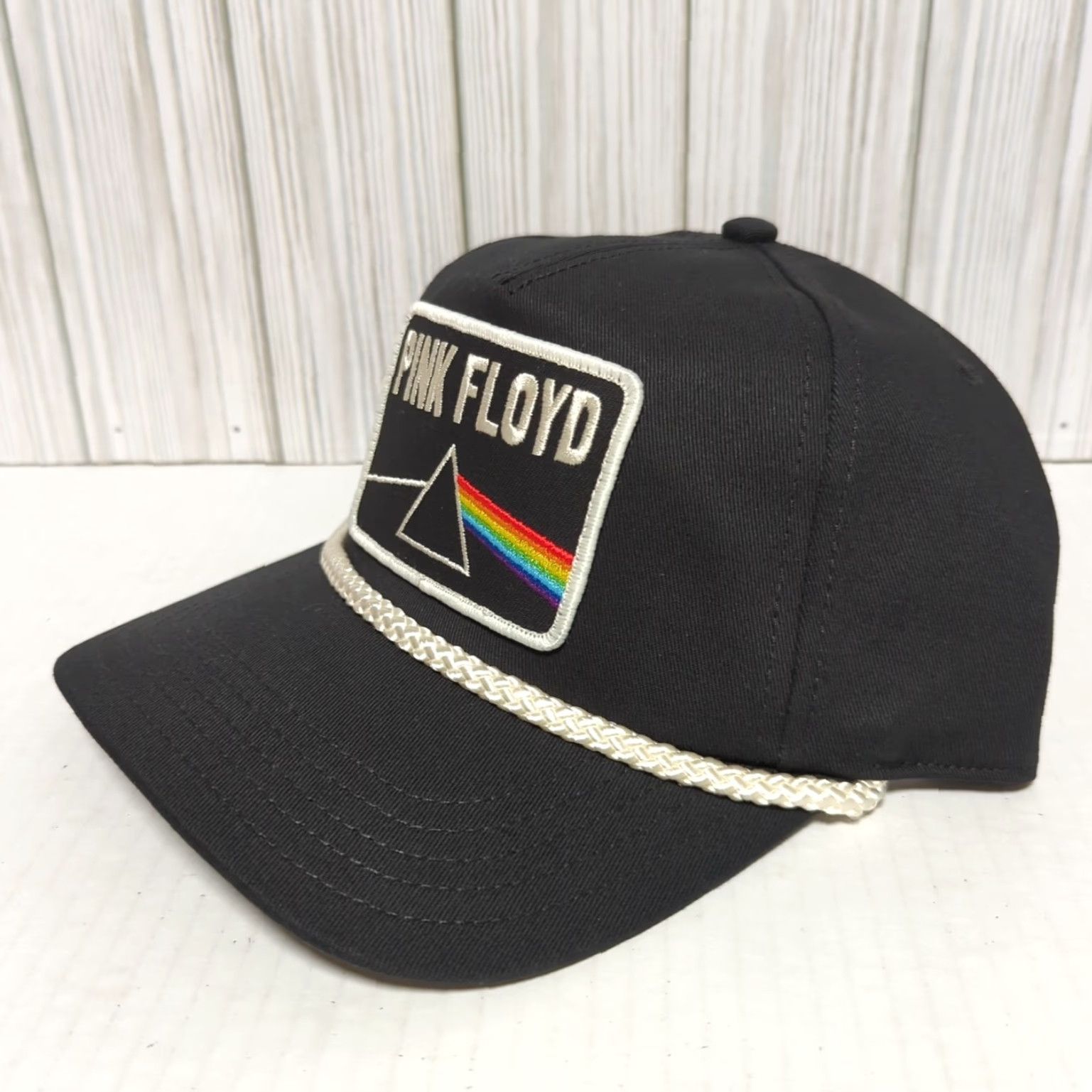 American Needle American Needle Pink Floyd Hat Cap Snapback Band Concert Tour Black Rope Trucker Men Size ONE SIZE - 3 Thumbnail