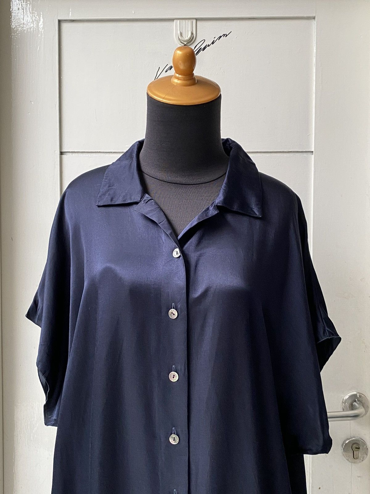 Lanvin LANVIN Collection Navy Dress Size XXL / US 16-18 / IT 52-54 - 16 Thumbnail