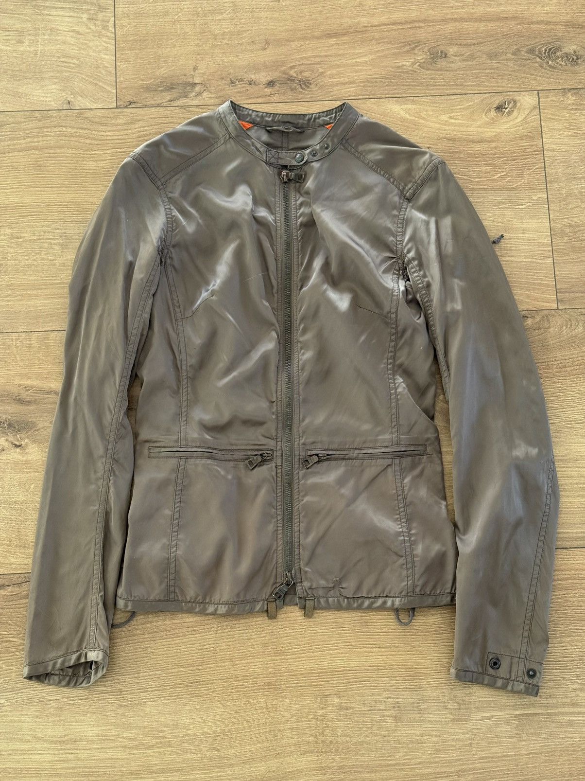 Prada Prada Olive green nylon sports jacket 1999 Size S / US 4 / IT 40 - 1 Thumbnail