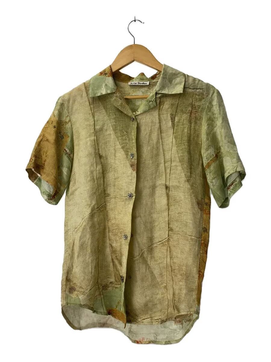 Acne Studios Flower Button Short Sleeve Shirt Size US S / EU 44-46 / 1 - 1 Thumbnail