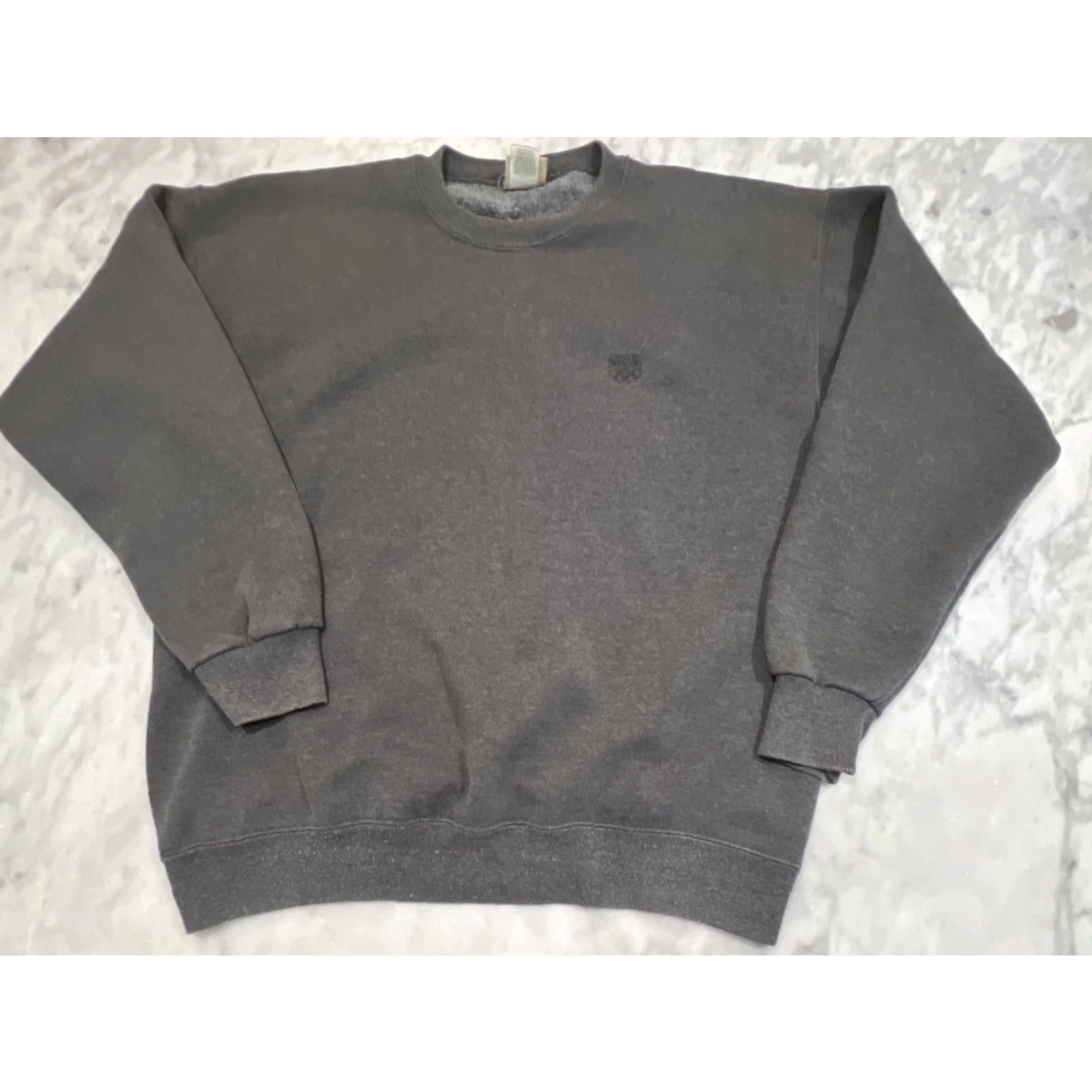 Vintage VINTAGE USA Olympics Sweatshirt Men XLT Gray JC Penney Embroidered Size US XL / EU 56 / 4 - 2 Thumbnail