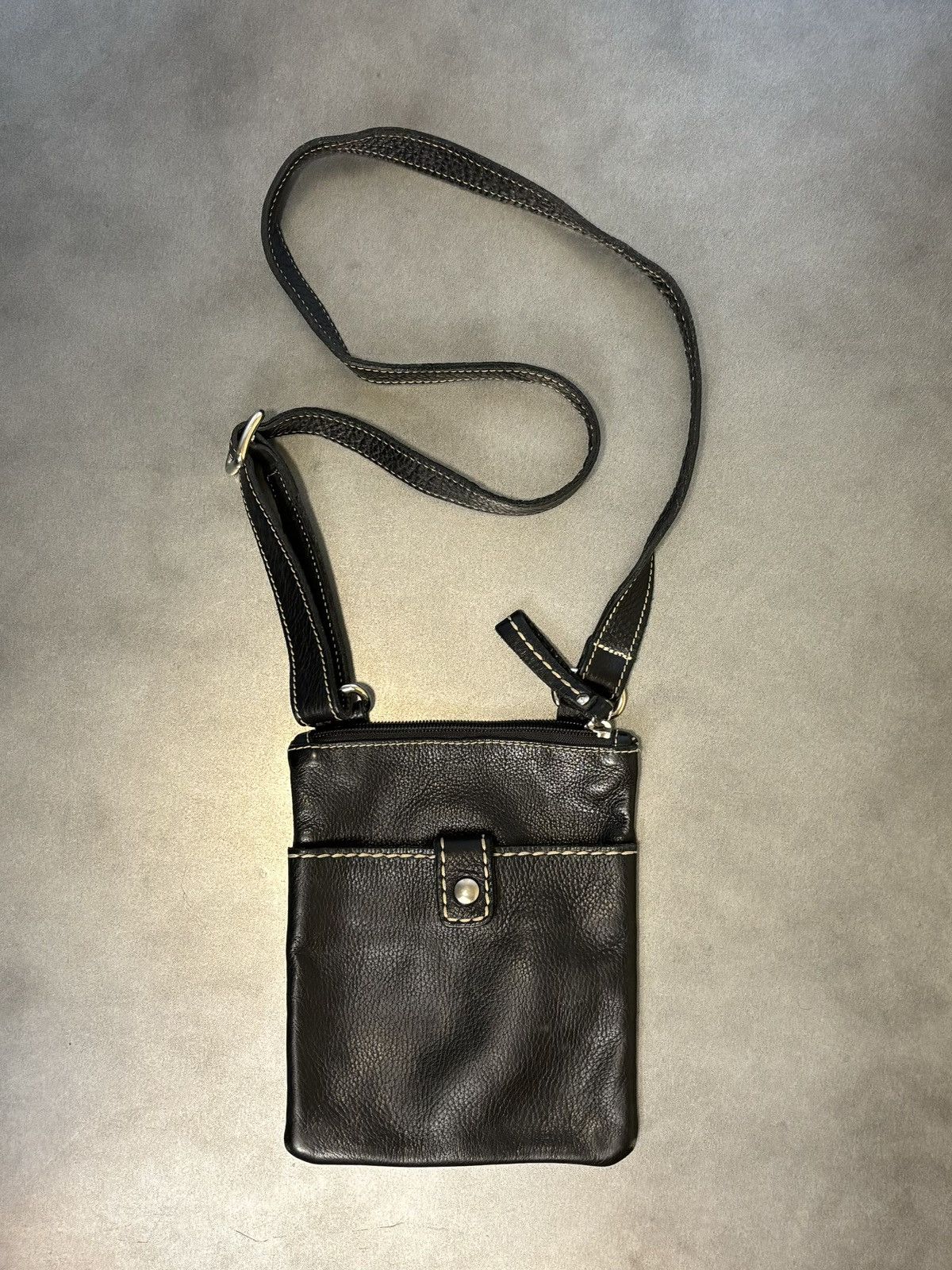 Roots Vintage Roots Leather Bag Crossbody Belt Bag Mini Messenger Size ONE SIZE - 2 Thumbnail