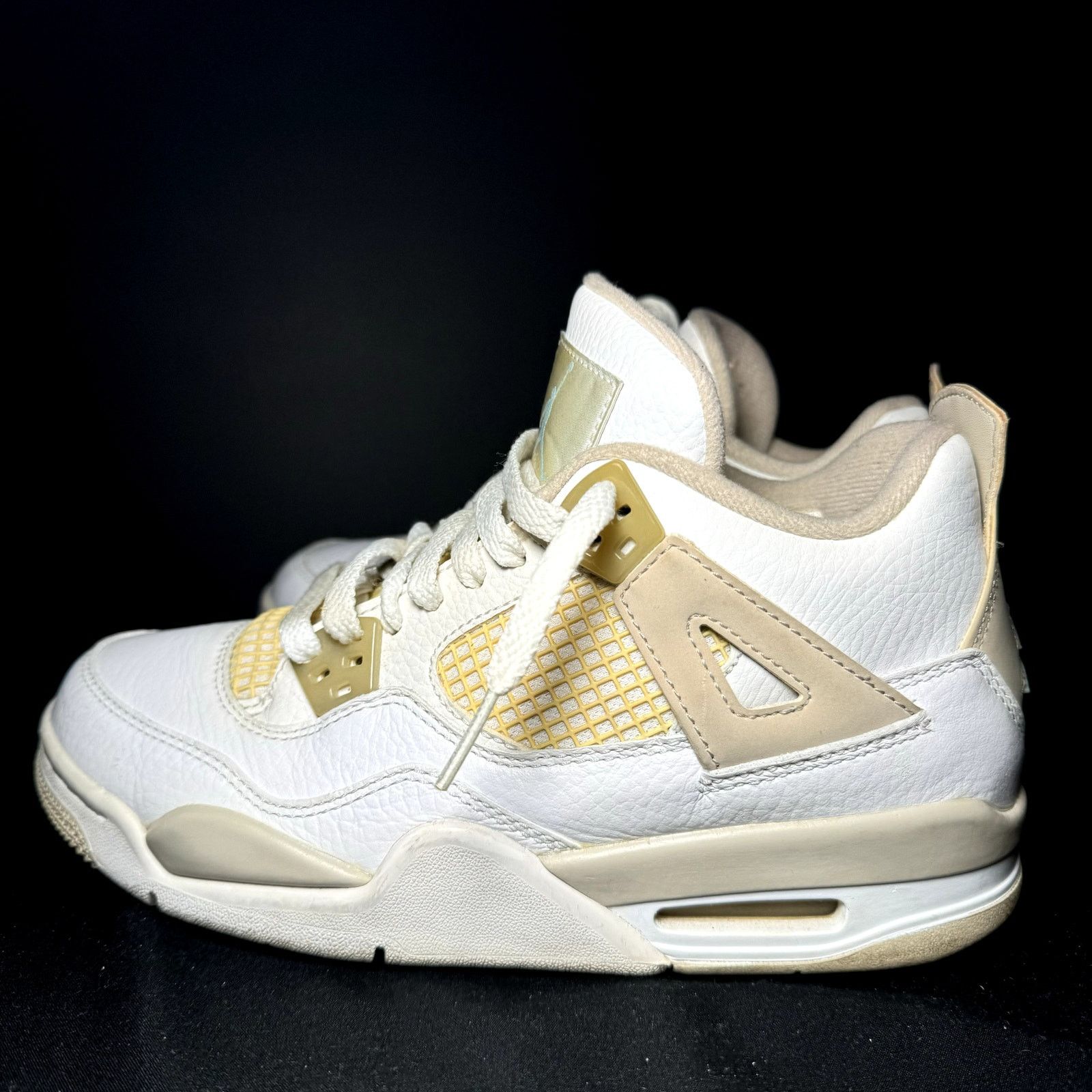 Jordan Brand × Nike Nike Air Jordan 4 Retro GS Linen 2017 Men's Shoes - Size 5.5 Size US 5.5 / EU 38 - 9 Thumbnail