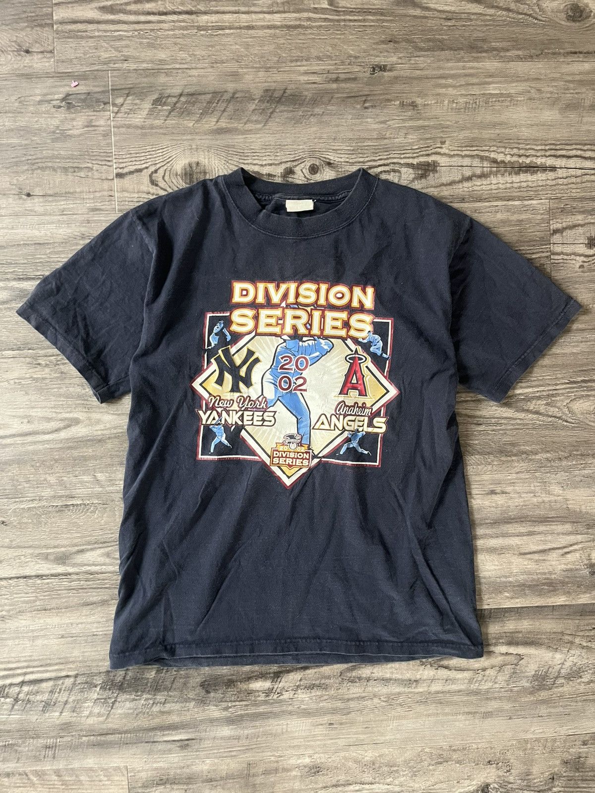 MLB × Vintage Vintage 90s y2k Nee York Yankees vs Angels Tee Size US M / EU 48-50 / 2 - 1 Thumbnail