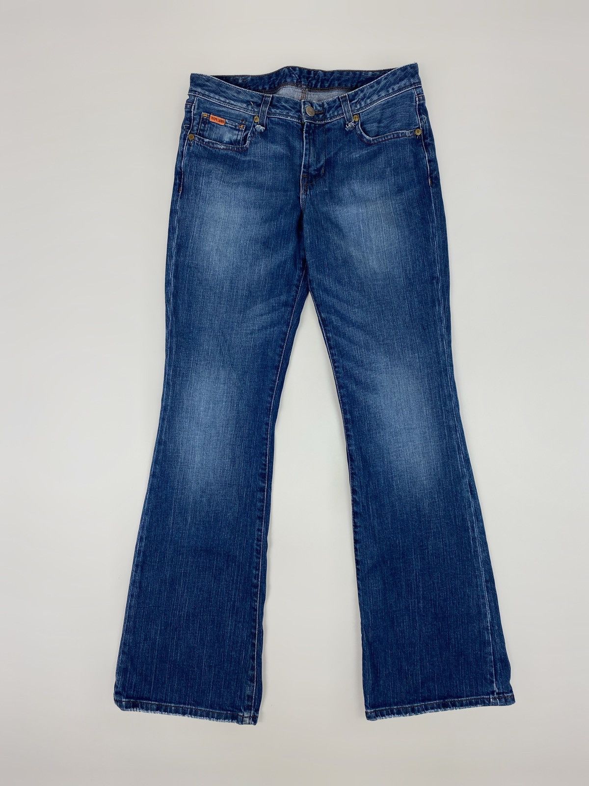 Polo Ralph Lauren Y2K Vintage Polo Jeans Low Rise Buckleback Bootcut Denim 29 Size 29" - 1 Thumbnail